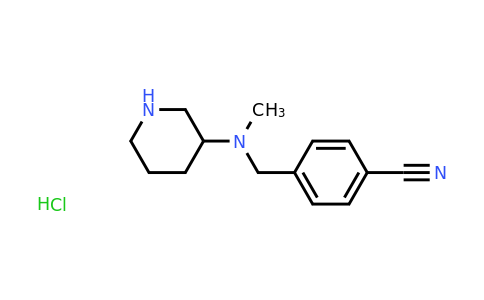 CAS 1353989-72-6 | 4-((Methyl(piperidin-3-yl)amino)methyl)benzonitrile hydrochloride