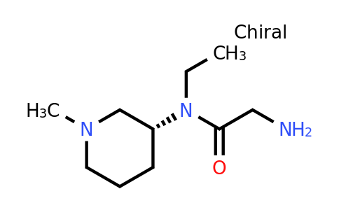 CAS 1353992-74-1 | (R)-2-Amino-N-ethyl-N-(1-methylpiperidin-3-yl)acetamide