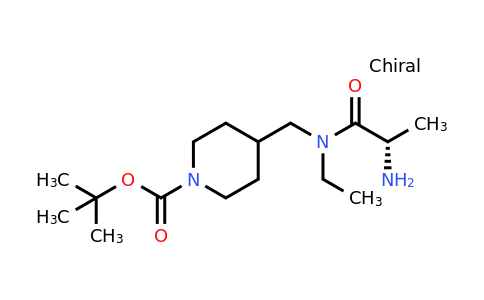 CAS 1353992-96-7 | (S)-tert-Butyl 4-((2-amino-N-ethylpropanamido)methyl)piperidine-1-carboxylate