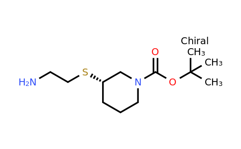 CAS 1353993-20-0 | (S)-tert-Butyl 3-((2-aminoethyl)thio)piperidine-1-carboxylate
