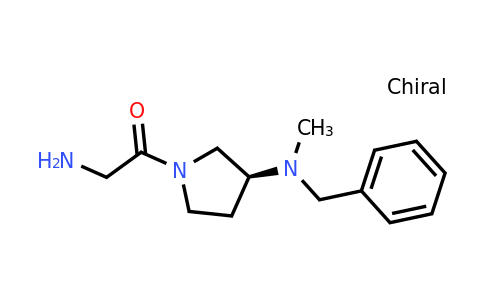 CAS 1353993-84-6 | (S)-2-Amino-1-(3-(benzyl(methyl)amino)pyrrolidin-1-yl)ethanone