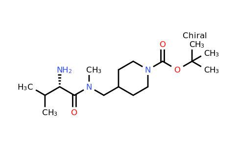 CAS 1353993-92-6 | (S)-tert-Butyl 4-((2-amino-N,3-dimethylbutanamido)methyl)piperidine-1-carboxylate