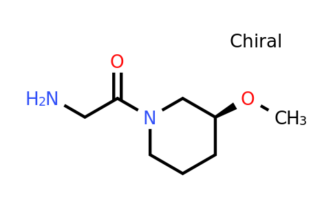 CAS 1353994-27-0 | (S)-2-Amino-1-(3-methoxypiperidin-1-yl)ethanone