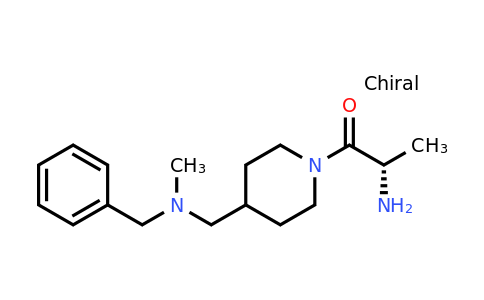 CAS 1353994-28-1 | (S)-2-Amino-1-(4-((benzyl(methyl)amino)methyl)piperidin-1-yl)propan-1-one