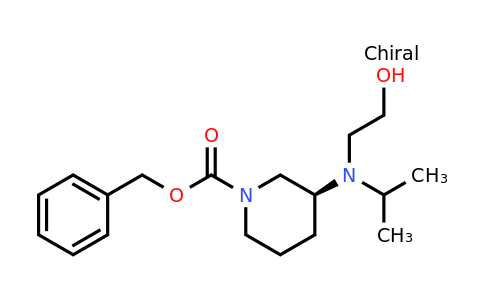 CAS 1353994-31-6 | (S)-Benzyl 3-((2-hydroxyethyl)(isopropyl)amino)piperidine-1-carboxylate