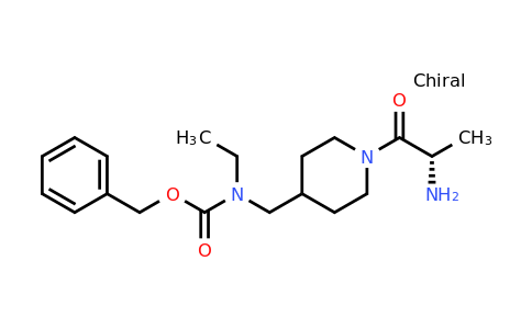 CAS 1353994-99-6 | (S)-Benzyl ((1-(2-aminopropanoyl)piperidin-4-yl)methyl)(ethyl)carbamate