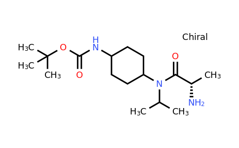 CAS 1353995-09-1 | (S)-tert-Butyl (4-(2-amino-N-isopropylpropanamido)cyclohexyl)carbamate