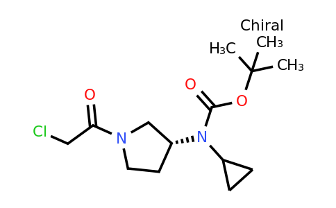 CAS 1353995-11-5 | (R)-tert-Butyl (1-(2-chloroacetyl)pyrrolidin-3-yl)(cyclopropyl)carbamate