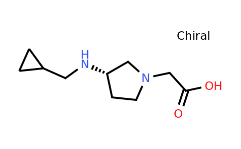 CAS 1353995-12-6 | (S)-2-(3-((Cyclopropylmethyl)amino)pyrrolidin-1-yl)acetic acid