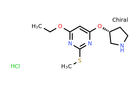 CAS 1353995-17-1 | (R)-4-Ethoxy-2-(methylthio)-6-(pyrrolidin-3-yloxy)pyrimidine hydrochloride