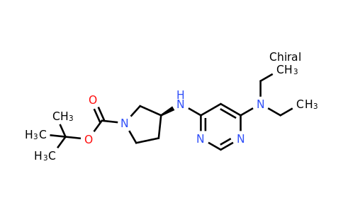 CAS 1353995-37-5 | (S)-tert-Butyl 3-((6-(diethylamino)pyrimidin-4-yl)amino)pyrrolidine-1-carboxylate