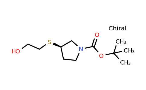 CAS 1353995-69-3 | (R)-tert-Butyl 3-((2-hydroxyethyl)thio)pyrrolidine-1-carboxylate
