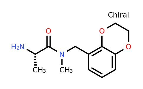 CAS 1353995-85-3 | (S)-2-Amino-N-((2,3-dihydrobenzo[b][1,4]dioxin-5-yl)methyl)-N-methylpropanamide