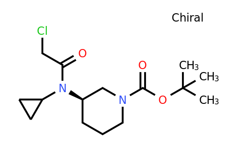CAS 1353995-93-3 | (R)-tert-Butyl 3-(2-chloro-N-cyclopropylacetamido)piperidine-1-carboxylate