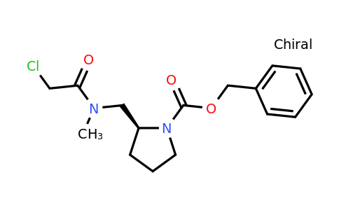 CAS 1353996-03-8 | (S)-Benzyl 2-((2-chloro-N-methylacetamido)methyl)pyrrolidine-1-carboxylate