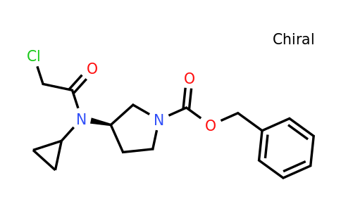 CAS 1353996-19-6 | (R)-Benzyl 3-(2-chloro-N-cyclopropylacetamido)pyrrolidine-1-carboxylate