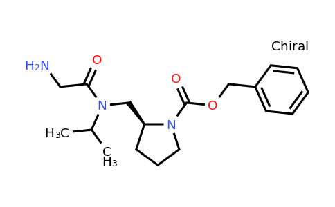 CAS 1353996-27-6 | (S)-Benzyl 2-((2-amino-N-isopropylacetamido)methyl)pyrrolidine-1-carboxylate