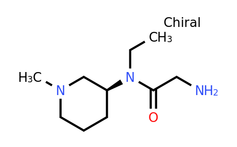 CAS 1353996-30-1 | (S)-2-Amino-N-ethyl-N-(1-methylpiperidin-3-yl)acetamide