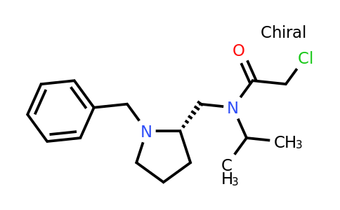 CAS 1353996-49-2 | (S)-N-((1-Benzylpyrrolidin-2-yl)methyl)-2-chloro-N-isopropylacetamide