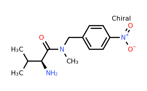 CAS 1353996-75-4 | (S)-2-Amino-N,3-dimethyl-N-(4-nitrobenzyl)butanamide