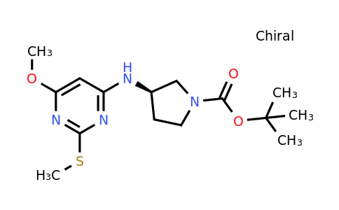 CAS 1353996-89-0 | (R)-tert-Butyl 3-((6-methoxy-2-(methylthio)pyrimidin-4-yl)amino)pyrrolidine-1-carboxylate