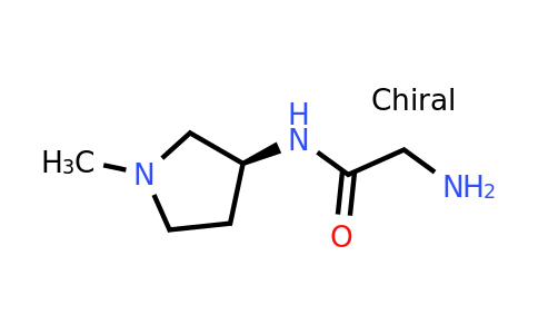 CAS 1353997-98-4 | (S)-2-Amino-N-(1-methylpyrrolidin-3-yl)acetamide