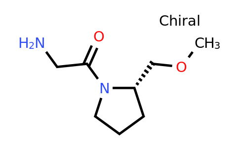 CAS 1353998-06-7 | (S)-2-Amino-1-(2-(methoxymethyl)pyrrolidin-1-yl)ethanone