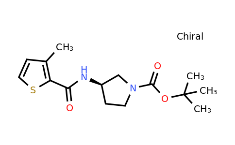 CAS 1353998-25-0 | (R)-tert-Butyl 3-(3-methylthiophene-2-carboxamido)pyrrolidine-1-carboxylate