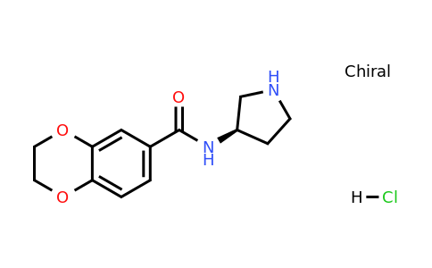 CAS 1353999-43-5 | (R)-N-(Pyrrolidin-3-yl)-2,3-dihydrobenzo[b][1,4]dioxine-6-carboxamide hydrochloride