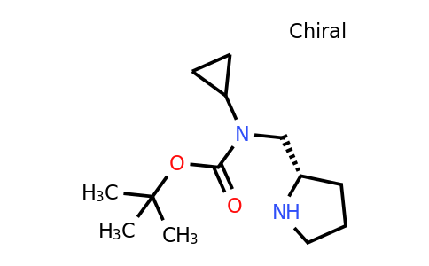 CAS 1353999-44-6 | (S)-tert-Butyl cyclopropyl(pyrrolidin-2-ylmethyl)carbamate