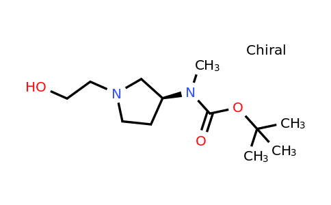 CAS 1353999-66-2 | (S)-tert-Butyl (1-(2-hydroxyethyl)pyrrolidin-3-yl)(methyl)carbamate