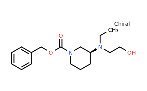 CAS 1353999-75-3 | (S)-Benzyl 3-(ethyl(2-hydroxyethyl)amino)piperidine-1-carboxylate
