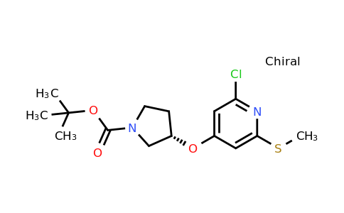 CAS 1353999-89-9 | (S)-tert-Butyl 3-((2-chloro-6-(methylthio)pyridin-4-yl)oxy)pyrrolidine-1-carboxylate