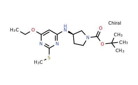 CAS 1353999-98-0 | (R)-tert-Butyl 3-((6-ethoxy-2-(methylthio)pyrimidin-4-yl)amino)pyrrolidine-1-carboxylate