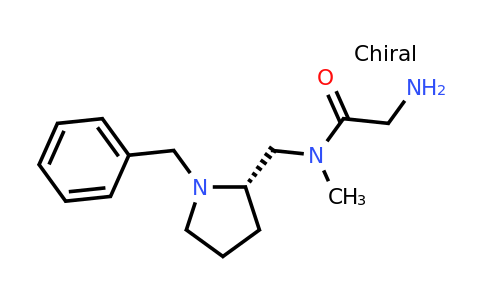 (S)-2-Amino-N-((1-benzylpyrrolidin-2-yl)methyl)-N-methylacetamide