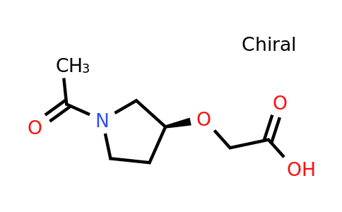 CAS 1354000-64-8 | (S)-2-((1-Acetylpyrrolidin-3-yl)oxy)acetic acid