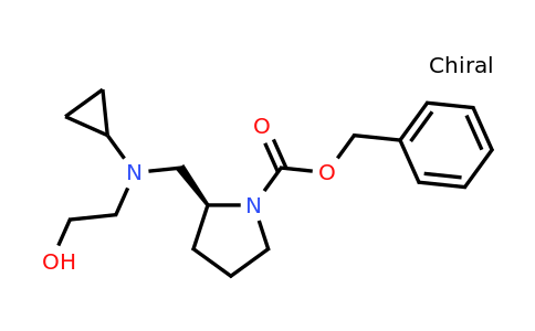 (S)-Benzyl 2-((cyclopropyl(2-hydroxyethyl)amino)methyl)pyrrolidine-1-carboxylate