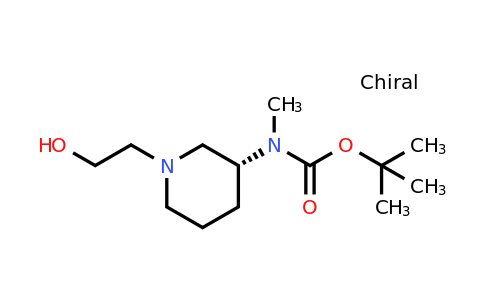 CAS 1354000-95-5 | (R)-tert-Butyl (1-(2-hydroxyethyl)piperidin-3-yl)(methyl)carbamate