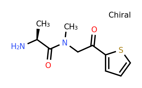CAS 1354001-36-7 | (S)-2-Amino-N-methyl-N-(2-oxo-2-(thiophen-2-yl)ethyl)propanamide