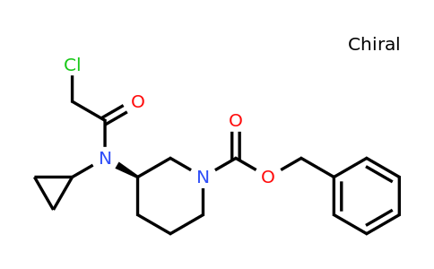 CAS 1354001-44-7 | (R)-Benzyl 3-(2-chloro-N-cyclopropylacetamido)piperidine-1-carboxylate