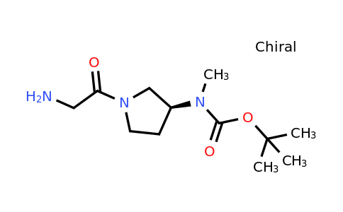 CAS 1354001-51-6 | (S)-tert-Butyl (1-(2-aminoacetyl)pyrrolidin-3-yl)(methyl)carbamate
