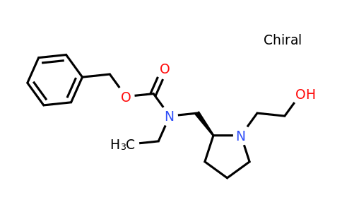 CAS 1354001-72-1 | (S)-Benzyl ethyl((1-(2-hydroxyethyl)pyrrolidin-2-yl)methyl)carbamate