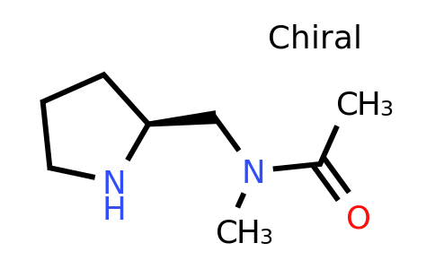 CAS 1354001-97-0 | (S)-N-Methyl-N-(pyrrolidin-2-ylmethyl)acetamide