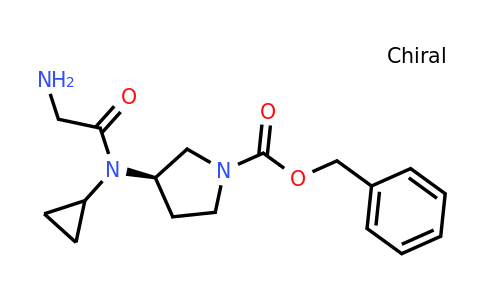 (R)-Benzyl 3-(2-amino-N-cyclopropylacetamido)pyrrolidine-1-carboxylate