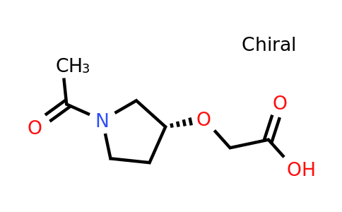 CAS 1354002-29-1 | (R)-2-((1-Acetylpyrrolidin-3-yl)oxy)acetic acid