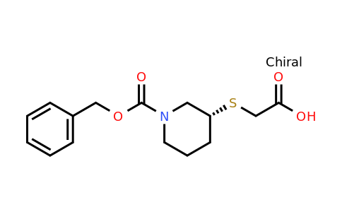 CAS 1354002-48-4 | (R)-2-((1-((Benzyloxy)carbonyl)piperidin-3-yl)thio)acetic acid