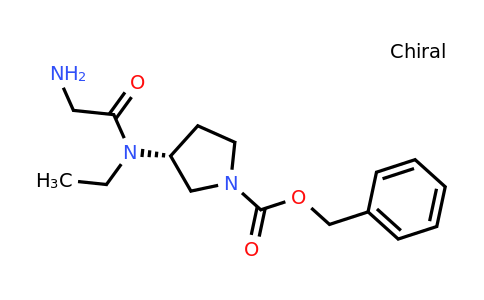 CAS 1354002-52-0 | (R)-Benzyl 3-(2-amino-N-ethylacetamido)pyrrolidine-1-carboxylate
