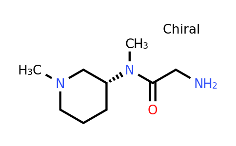 CAS 1354002-72-4 | (R)-2-Amino-N-methyl-N-(1-methylpiperidin-3-yl)acetamide