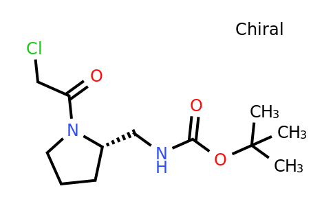 CAS 1354002-99-5 | (S)-tert-Butyl ((1-(2-chloroacetyl)pyrrolidin-2-yl)methyl)carbamate