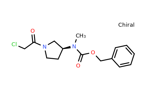 CAS 1354003-11-4 | (S)-Benzyl (1-(2-chloroacetyl)pyrrolidin-3-yl)(methyl)carbamate